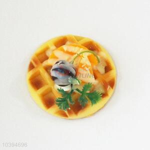 Cute waffles shape fridge magnet