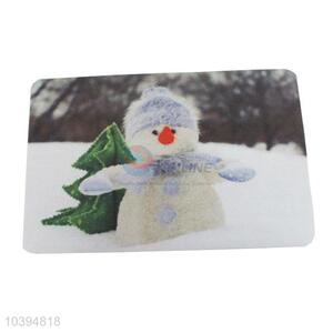 Customized New Fashion Snowman Printed Carpet