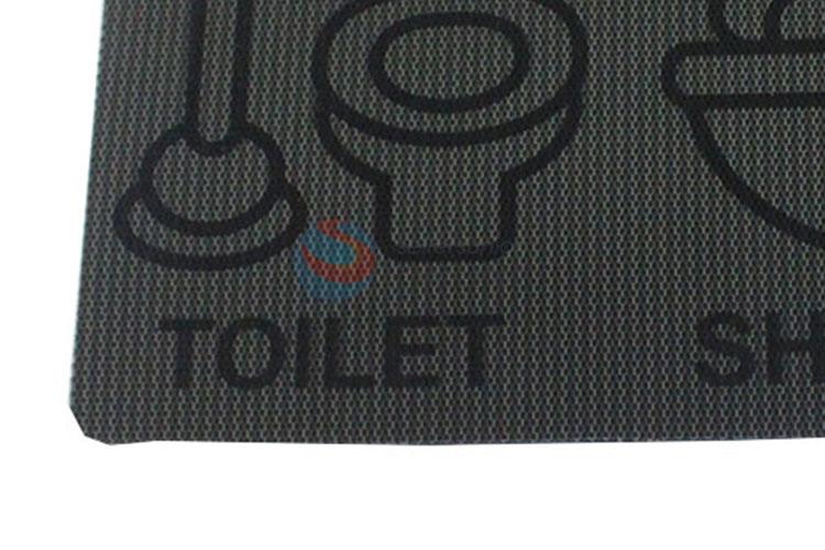 High Quality Printed Door Carpet For Bathroom