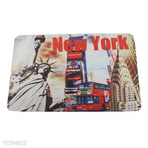 Fashion Style New York Printed TPR Bottom Door Mat