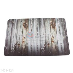 Wood Printed TPR Bottom Door Mat With Good Quality