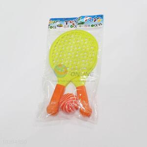 Top quality plastic tennis racket toys with balls