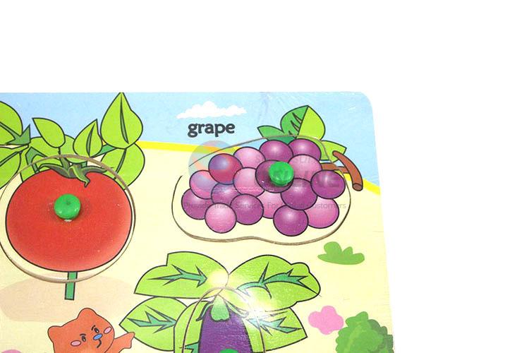 Fancy cheap high sales educational fruit puzzle