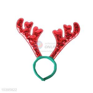 Good Quality Colorful Antler Hair Clasp For Christmashat