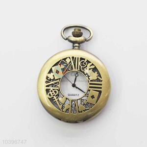 Rabbit Quartz Movement Skeleton Pocket Watch