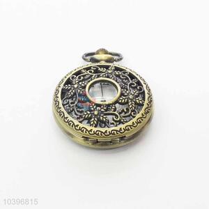 Quartz Movement Skeleton Pocket Watch