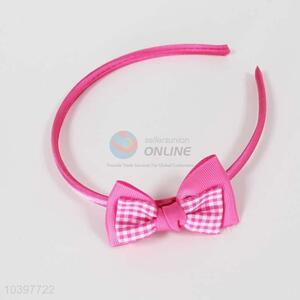 Hot sale pink bowknot hair clasp,6.7cm