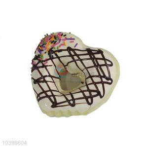 Customized New Arrival White Doughnut Cake Fridge Magnet