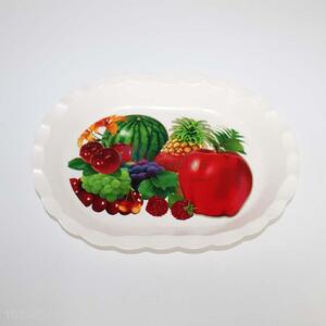 Simple cute plastic fruit plate