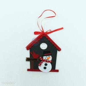 Unique Design Christmas Snowmen and House Pendant Decoration