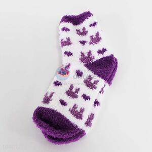 Wholesale price polyester sock for sale
