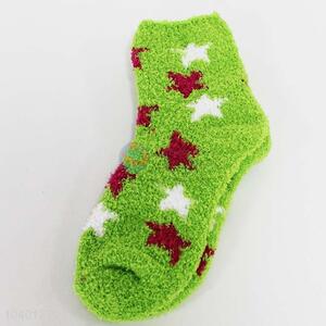 Best price good quality polyester sock,10*24cm