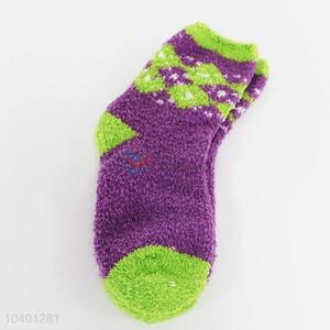 High quality cheap price polyester sock,10*27cm