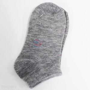 Best selling polyester grey sock for boy
