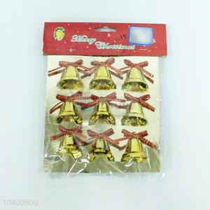 Lovely Christmas Gifts Decoration Golden Christmas Bell