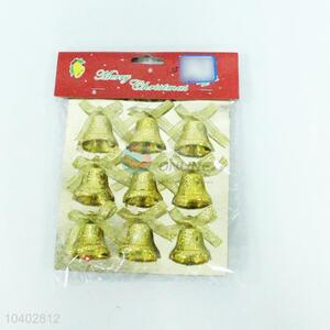 Christmas decoration golden christmas bell for sale