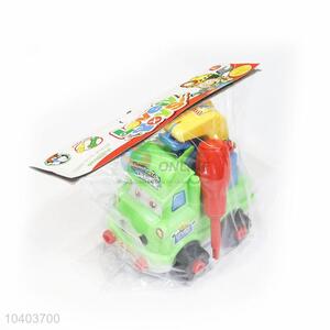 Plastic sliding mini construction truck toy