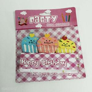 High quality cartoon happy birthday candle,4.5cm