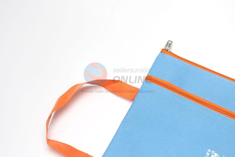 Waterproof Nylon Zipper Bag A4 Document Zipper File Folder Bag