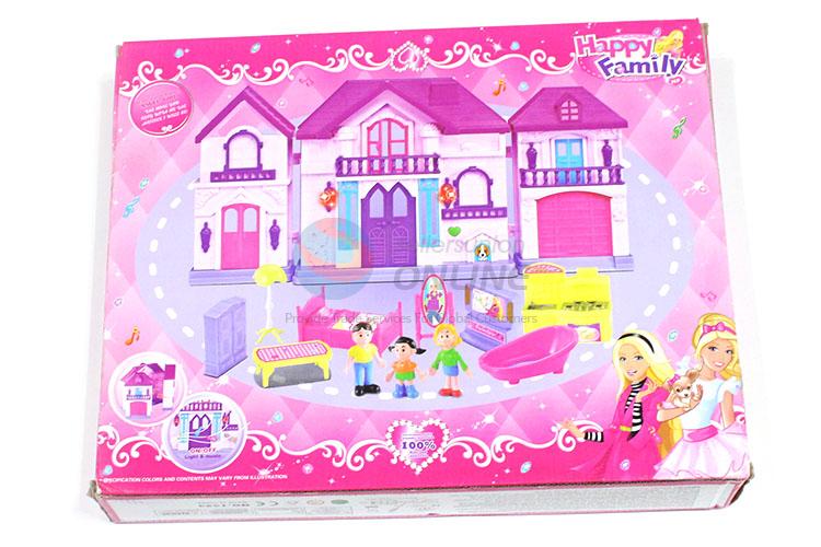 Top Quality Happy Family Simulation House Fancy Toy Set