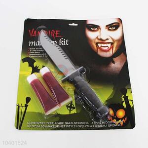 Wholesale Halloween Decoration Plastic Blood Knife