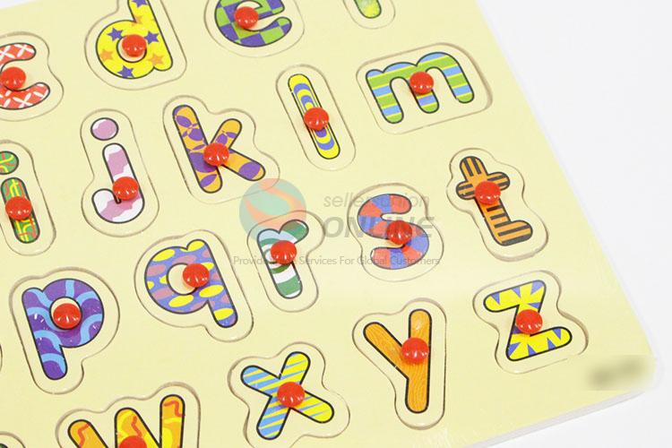 China Supply Capital Letter Wooden Puzzles Set