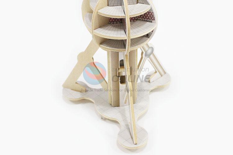 New Arrival World Building Wooden 3D Puzzles Set