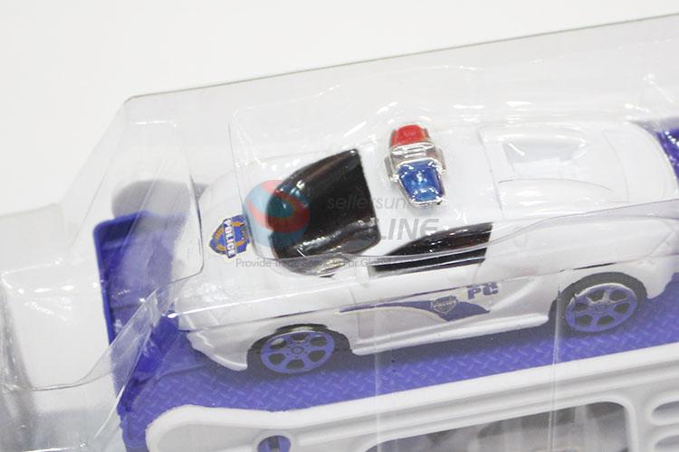 Cool low price trailer police car toy