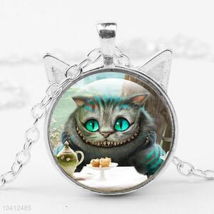 Good Quality Cute Cat Pattern Alloy Sweater Chain