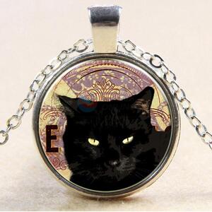 Women Cat Sweater Glass Jewelry Pendant With Good Quality