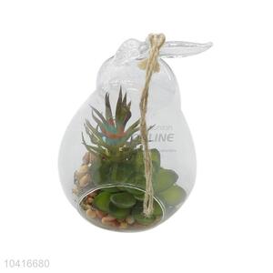 Top grade custom <em>artificial</em> <em>plant</em> in glass calabash