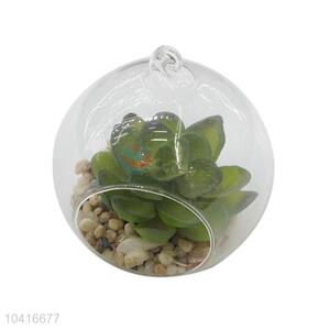 High quality promotional <em>artificial</em> <em>plant</em> in glass ball