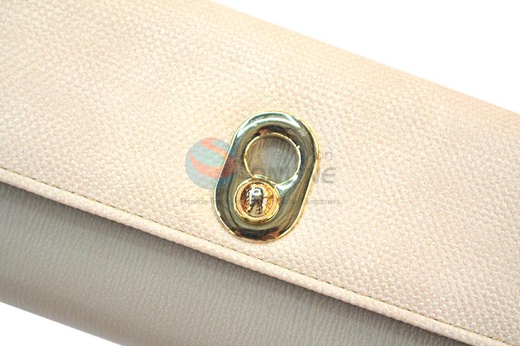 Super quality promotional triple-folded women wallet