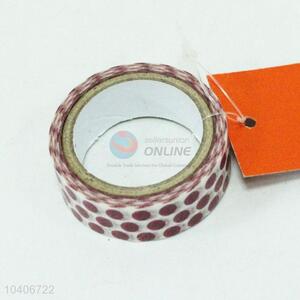 High sales dotted printed paper self-adhesive tape