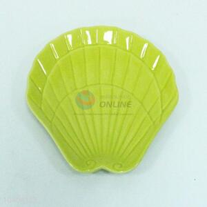 Competitive price shell shaped ceramic plate