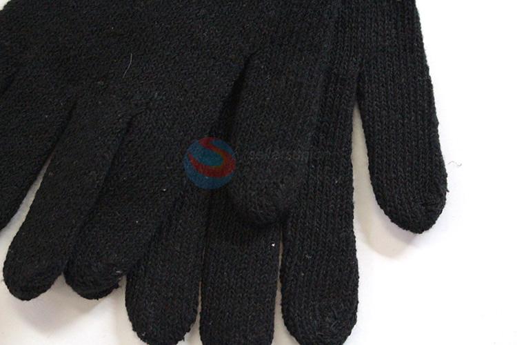 Popular promotional warm knitted gloves for adults