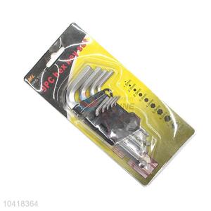 Professional maker good quality 9pcs hex key set