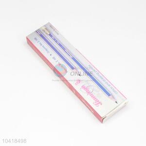 Wholesale Cool Simple Blue Striped HB Pencils With Eraser