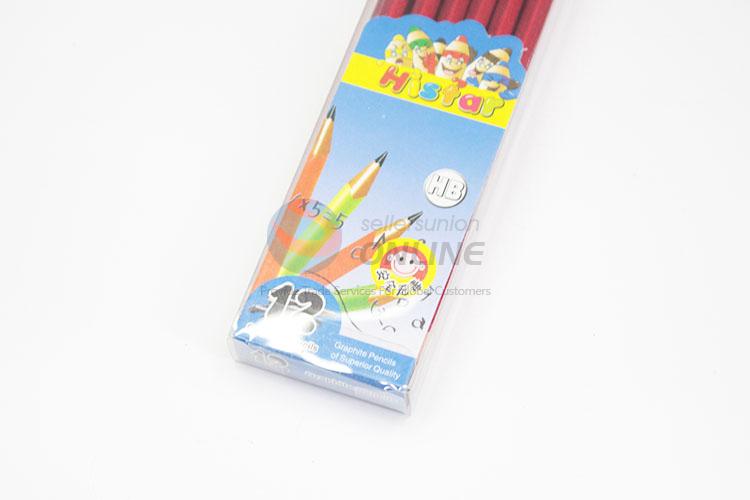 Latest Arrival Red Color HB Pencils With Eraser