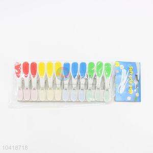 Factory Direct Supply 12Pcs/Set Clothesline Towel Socks Hangers <em>Racks</em>