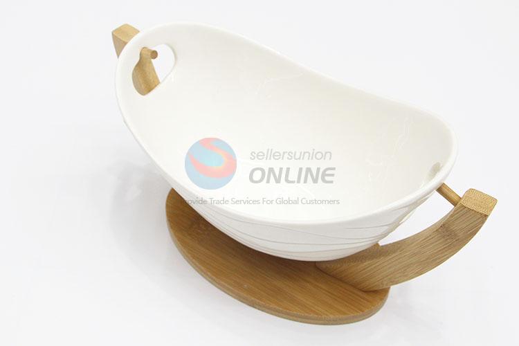 New Fashion Cute Shaped Ceramic Dried Fruit Plate Decoration