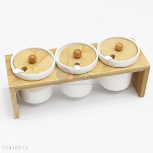 Creative Supplies White Porcelain Ceramic Spices Jars Set