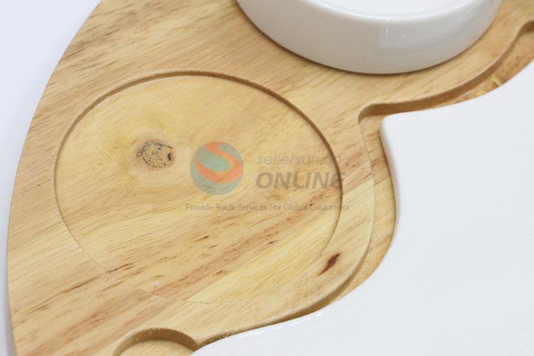 Wholesale Factory Supply Cat Paw Prints Ceramic Tableware Plate Fruit Plate