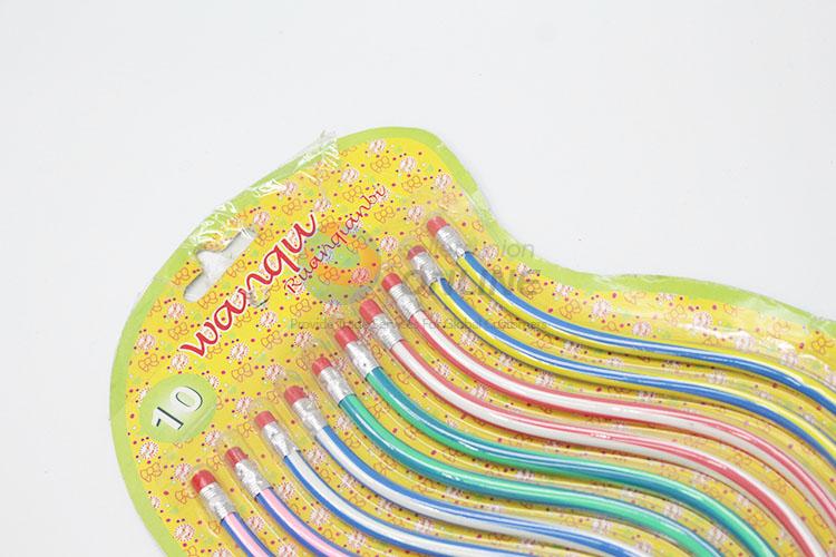 New 10Pcs Soft Pencils for Wholesale