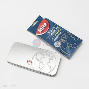 Pencil Case Compasses Ruler Pencil Stationery Set for Promotion