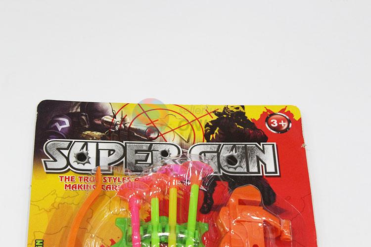 Plastic Bow and Arrow Gun Toy Set for Wholesale