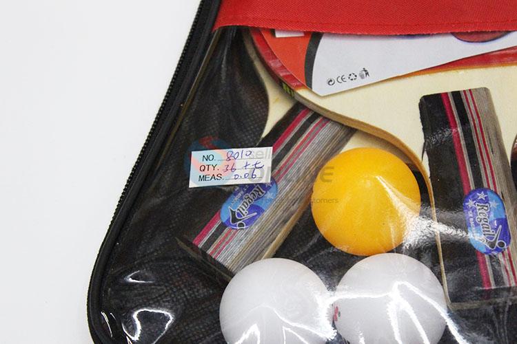 Ping pong Table Tennis Racket with 3 Table Tennis Balls Set