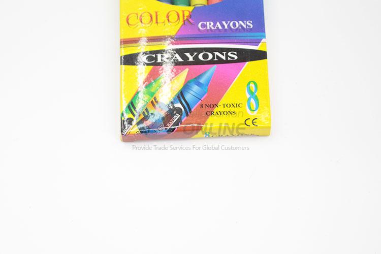 8 Colors Non-toxic Crayon for Kids Drawing