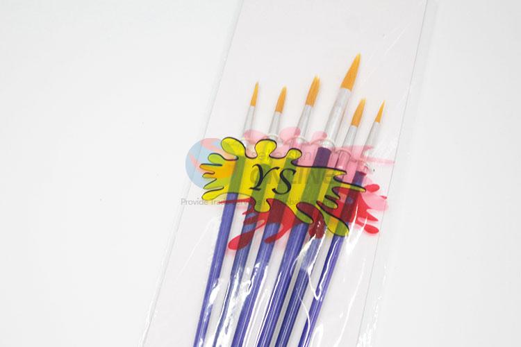 Wood Handle Art Paintbrush Set for Wholesale