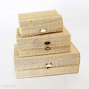 Competitive Price 3pcs Bamboo Jewelry Box for Sale